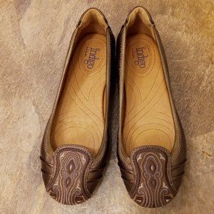 Clarks Indigo Bronze Flats